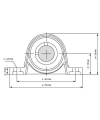KP08 Yataklı Rulman 8mm