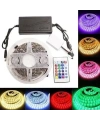 Kumandalı 3 Çipli Su Geçirmez RGB Şerit Led - 5 Metre