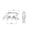 KW4A Micro Switch 3-Pin