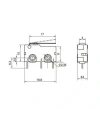 KW4A Micro Switch 3-Pin PCB Tip