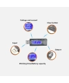 KWS-V20 Led Ekranlı USB Voltmetre Ampermetre USB Şarj ve Kapasite Cihazı