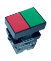 LAY5-EL8325 22mm İkiz Buton Yeşil Kırmızı