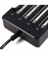 Li-ion 18650 3.7V Pil Şarj Aleti 4lü Dolum Cihazı