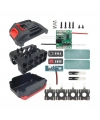 Li-ion 18650 5S 21V 10lu Matkap Batarya Kutusu Seti