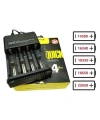 Li-ion USB 18650 3.7V Pil Şarj Aleti 4lü