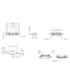 LK-3PIN-2080404 3-Pin 2.54mm Pogo Pin Manyetik Konnektör Takımı - Kulaklı