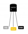LM335 Hassas Sıcaklık Sensörü Entegresi To-92