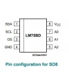 LM75BD SOIC-8 SMD Sıcaklık Sensör Entegresi