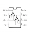 LM833N DIP-8 Amplifikatör Ses Entegresi