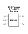LM94022BIMG/NOPB SMD Sıcaklık Sensör Entegresi
