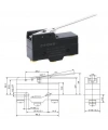 LMZ15-GW-B Uzun Paletli Mikro Switch