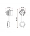 LP-12-J04SX-02-101 4-Pin Su Geçirmez Konnektör - Dişi