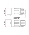 LP-12-J07PP-02-001 7-Pin Su Geçirmez Konnektör - Dişi