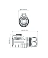 LP-20-C/RJ45/015/PE-42-001 Su Geçirmez Ethernet Konnektörü - Erkek
