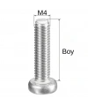 M4X12mm YSB Vida – DIN7985 (Yıldız Silindir Başlı Civata) 10 Adet