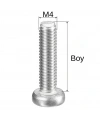 M4X20mm YSB Vida – DIN7985 (Yıldız Silindir Başlı Civata) 10 Adet