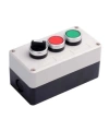 Mandal Switch ve İkili Kırmızı / Yeşil Push Buton Kutusu