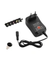 MANUAL-30W 3-12V Ayarlı Adaptör - 5V USB ve 6 Farklı Çıkış Ucu