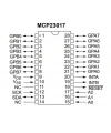 MCP23017-E/SO SOIC-28 I/O Çoklayıcı Entegresi