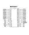 MCP23017-E/SP DIP-28 I/O Çoklayıcı Entegresi