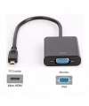 Micro Hdmi to Vga Kablo Dönüştürücü Çevirici Adaptör Siyah