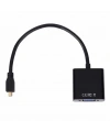 Micro Hdmi to Vga Kablo Dönüştürücü Çevirici Adaptör Siyah