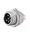 Mike Konnektör 6-Pin 12mm - Erkek