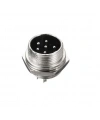 Mike Konnektör 6-Pin 16mm - Erkek