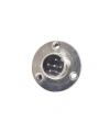 Mike Konnektör 6-Pin 16mm Flanşlı - Erkek