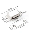 Mıknatıslı Metal Mobilya Kapak Kilidi 22x13x10mm