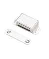 Mıknatıslı Metal Mobilya Kapak Kilidi 36x24x14mm - Krom