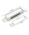 Mıknatıslı Metal Mobilya Kapak Kilidi 80x21x15mm