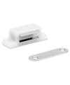 Mıknatıslı Plastik Mobilya Kapak Kilidi 31x15x14mm - Beyaz