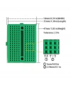 Mini Breadboard Yeşil Yapışkanlı 170 Pin 1 Adet