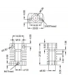 MK10 3D Yazıcı Alüminyum Soğutucu Gövde - 27x20x12mm