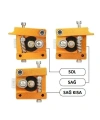 MK8 Alüminyum 1.75mm Extruder Blok Seti - Sağ Kısa