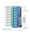 Modbus-RTU 12V 8 Kanal Röle Modülü