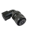 MS-3108A 4-Pin 18-10S Dirsek Tip Su Geçirmez Konnektör