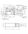 MT3-BAA300L82-GA300 SPDT NO+NC 3-Pin Su Geçirmez Kablolu Micro Switch