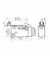 MT3-BAA300L87-GA300 SPDT NO+NC 3-Pin Su Geçirmez Kablolu Micro Switch