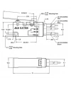 MT3-BAA300L88-GA300 SPDT NO+NC 3-Pin Su Geçirmez Kablolu Micro Switch