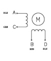 NEMA 11 Bipolar. 200 Adım. 28×45mm. 4.5V Step Motor - SY28STH45-0674A