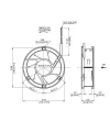 NMB Fan 24V 172x50mm - 17250VA-24Q