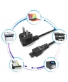 Notebook PC Laptop Güç Power Adaptör Kablosu Yonca Kablo 1.5m