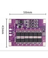 OLT 3S 40A 12.6V Balanslı Lityum Batarya BMS (Mor PCB)