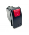 ON-OFF Anahtar Kırmızı 5-Pin 12V-24V - Emniyet Kilitli