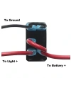 ON-OFF Mavi Işıklı Anahtar 5-Pin 12V-24V - Battery Power