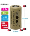 Orion 1.2V Ni-Cd SC 2200mAh Şarj Edilebilir Pil - HP