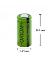 Orion 1.2V Ni-Mh 2/3AA 750mAh Şarj Edilebilir Pil