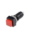 PBS-306B 12mm Yaylı Push Buton - Kırmızı